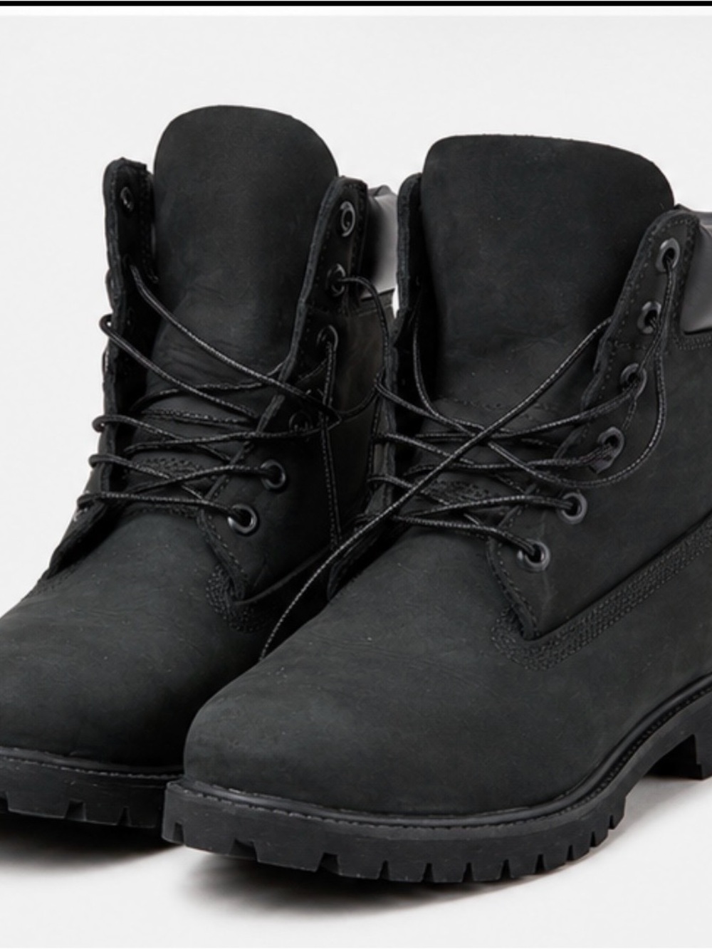 Timberland Black Kids Lace-Up Work Boots